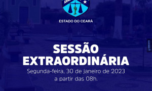 Sessão extraordinária 