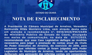 Nota de esclarecimento.